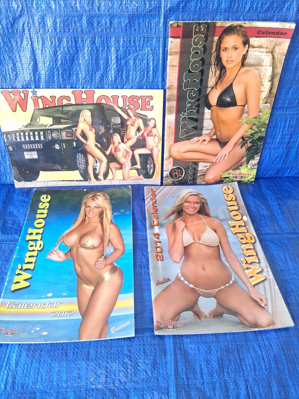 2007, 2009, 2012, 2014 Ker's WINGHOUSE CALENDARS SEXY WAITRESSES SWIMWEAR BIKINI