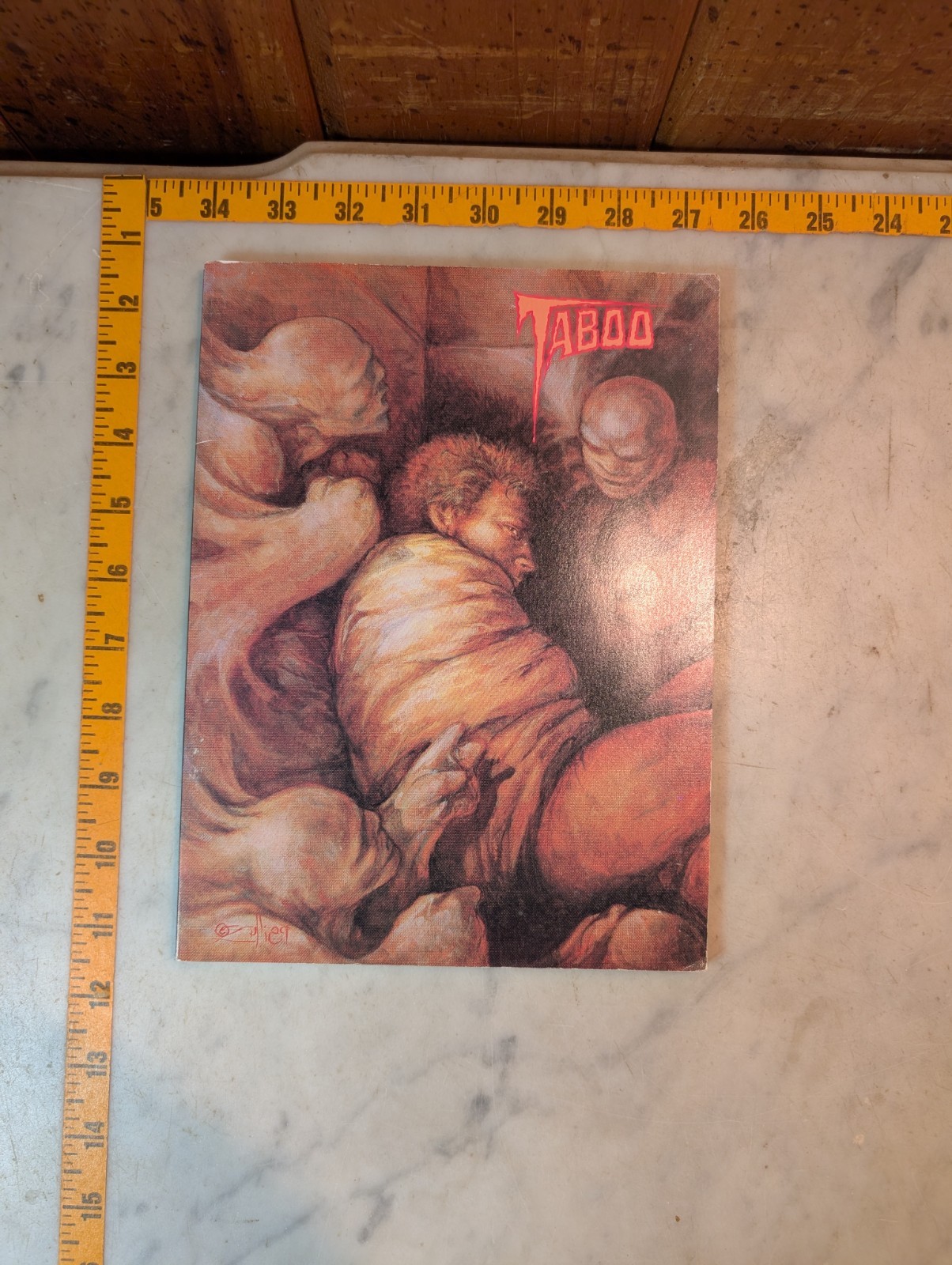 TABOO #3 Signed By Stephen Bissette - W/ Rick Veitch - Moebius TABOO #3 Signed By Stephen Bissette - W/ Rick Veitch - Moebius