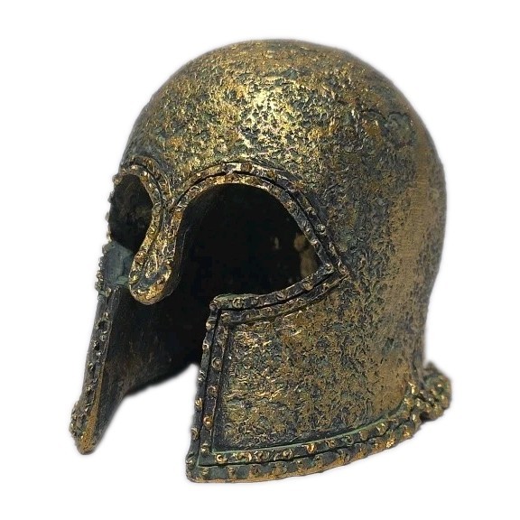 Solid Bronze Sparta Helmet 3