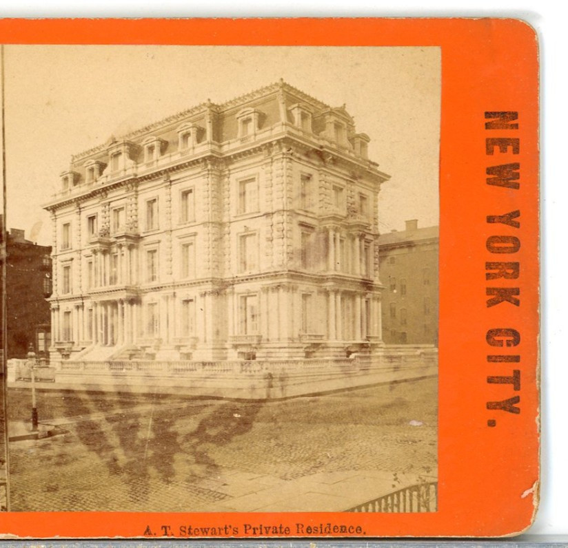 NEW YORK CITY, A.T. Stewart's Private Residence--Stereoview T39 NEW YORK CITY, A.T. Stewart's Private Residence--Stereoview T39