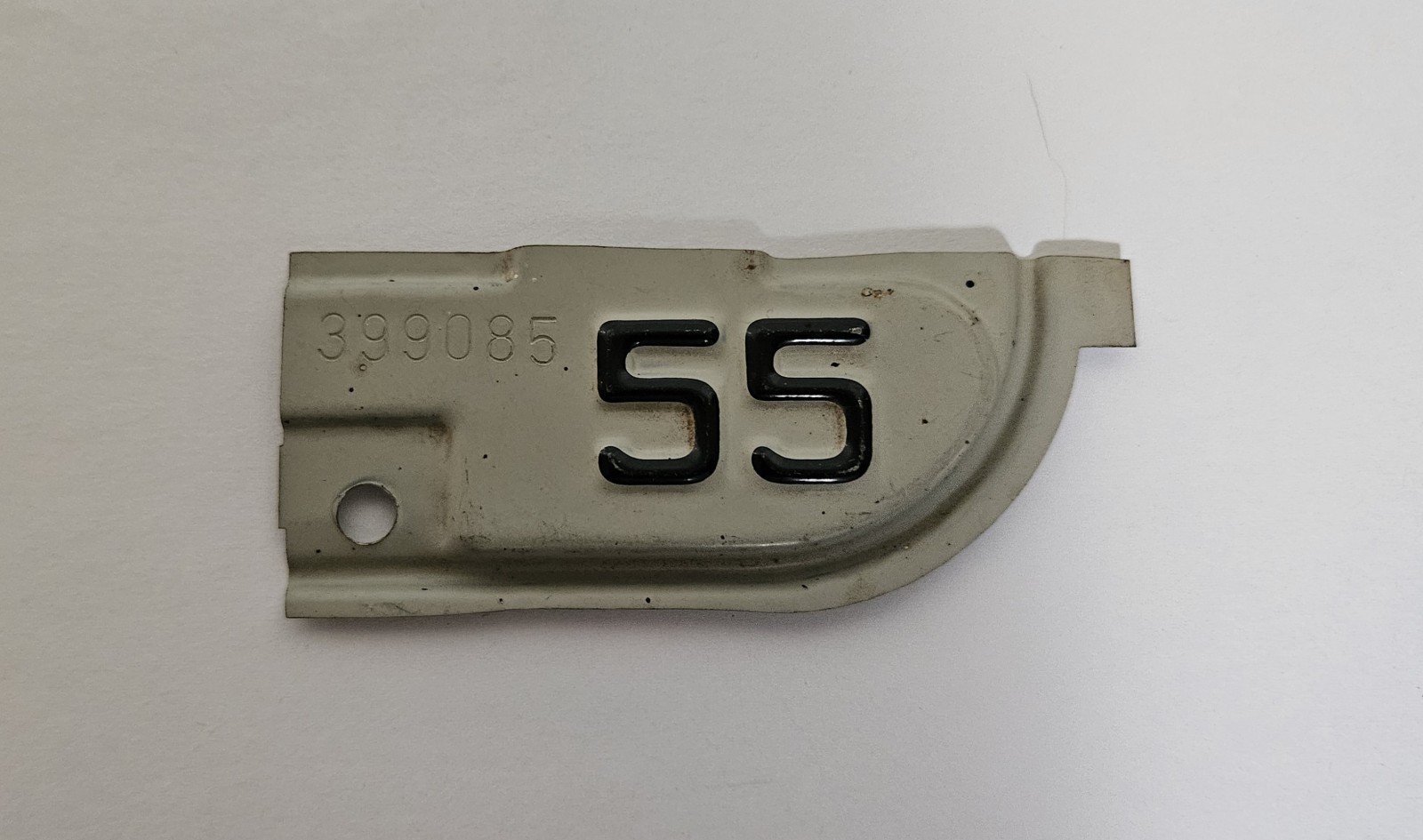 Vintage NOS 1955 California License Plate Metal Tab Tag 