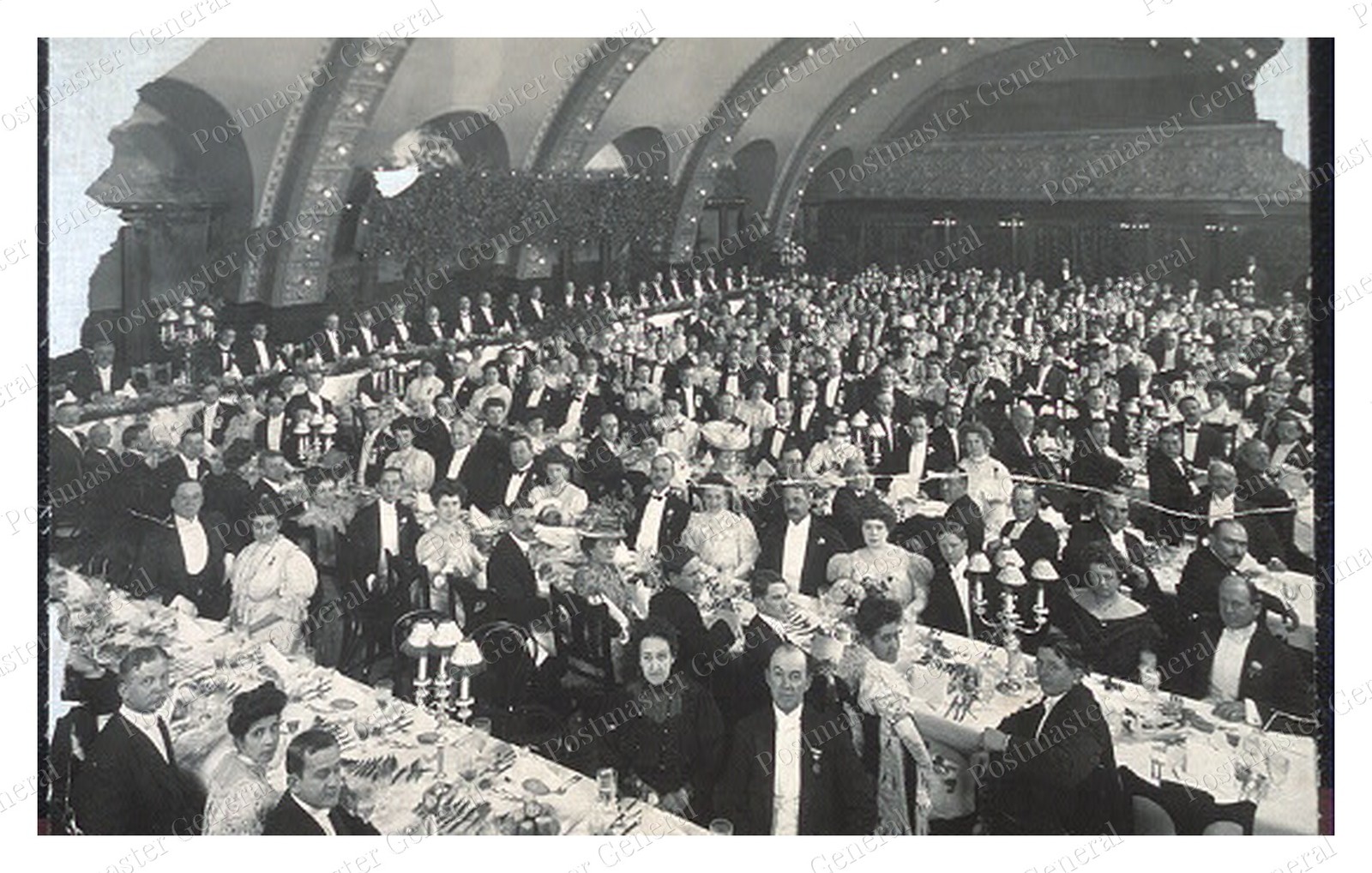 Chicago Illinois Auditorium Hotel Banquet Standard Postcard COPY RPPC Chicago Illinois Auditorium Hotel Banquet Standard Postcard COPY RPPC