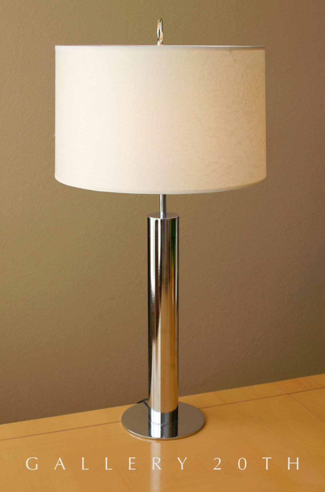 SLEEK MID CENTURY NESSEN CHROME DESK LAMP PANTON ATOMIC AGE 60'S 50'S VINTAGE