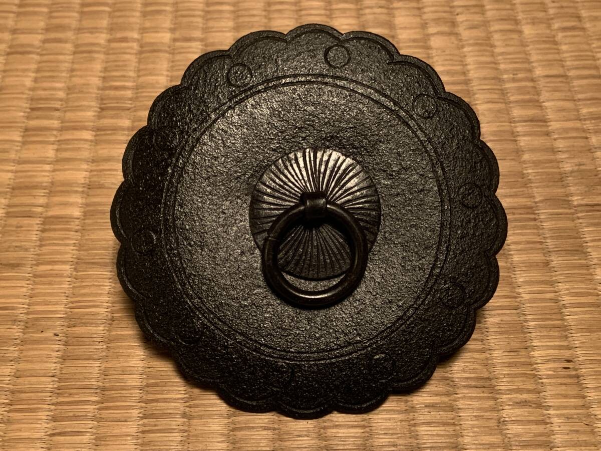 Antique Meiji Japanese Sendai Tansu Ring Pull Door Hardware Chest Fitting