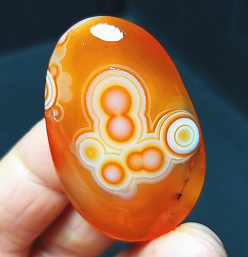 Rare 13G Natural Gobi Agate Eyes Agate/stone Madagascar B1602