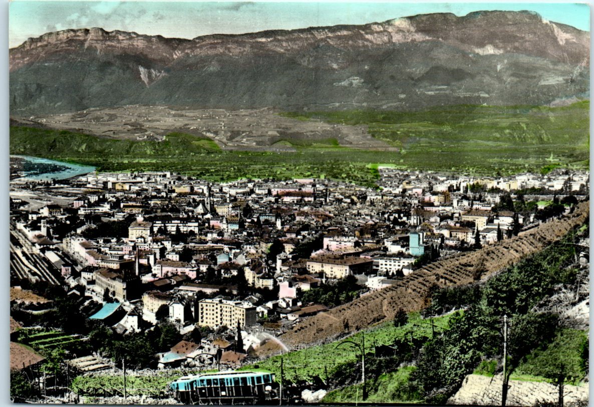 Postcard - Towards the Mendola - Bolzano, Italy