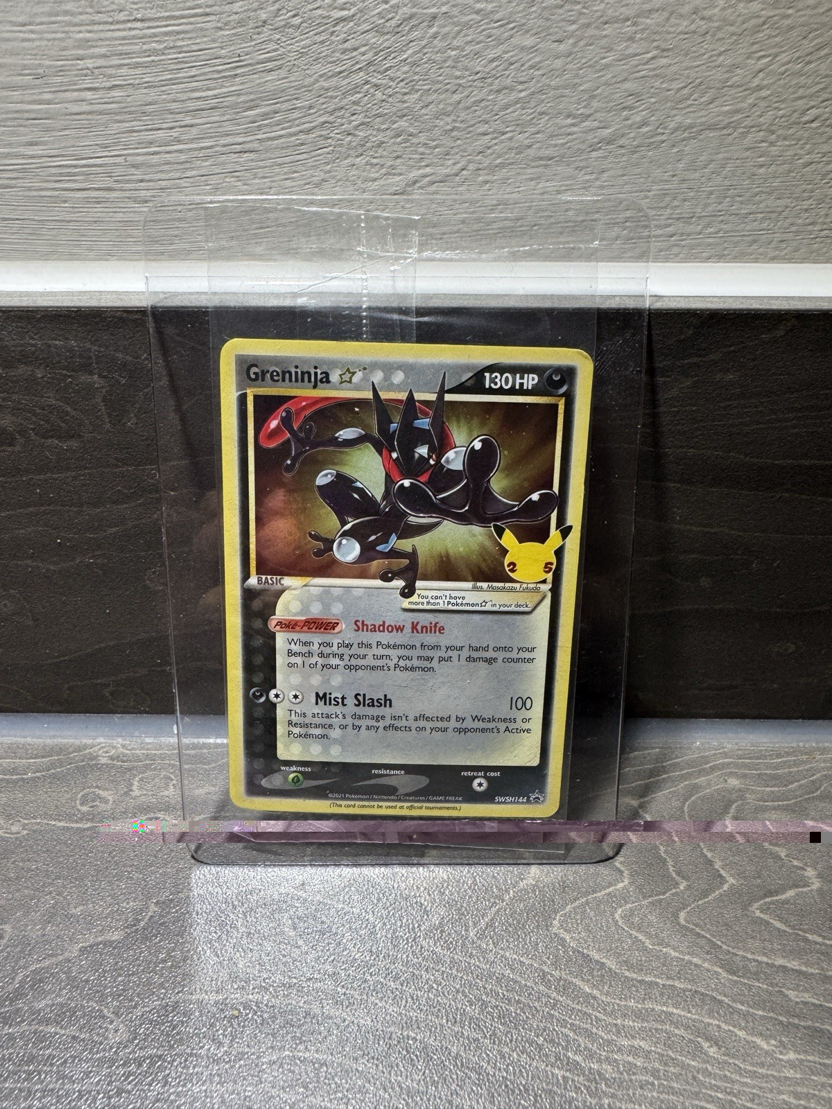Pokémon TCG Greninja Gold Star SWSH144 Celebrations Black Star SEALED PROMO Pokémon TCG Greninja Gold Star SWSH144 Celebrations Black Star SEALED PROMO