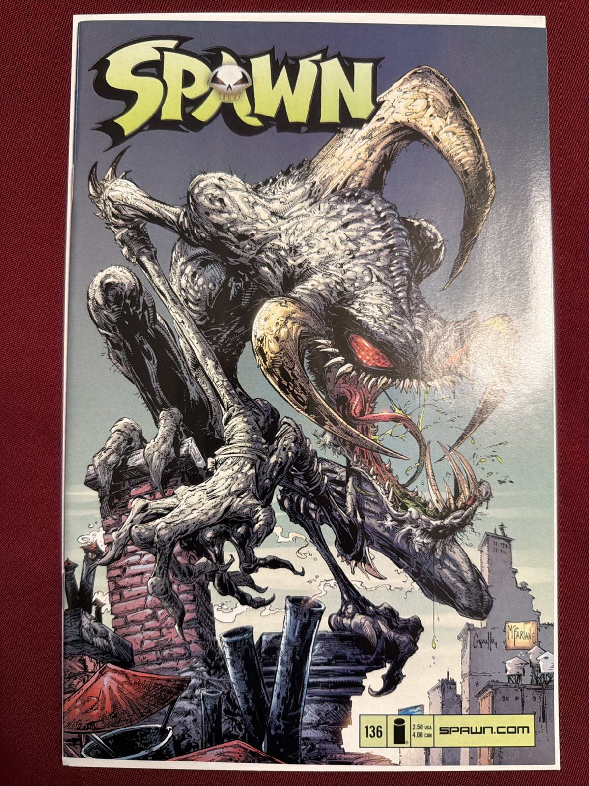 Spawn #136 Todd McFarlane Story & Cover Modern Comic NM 9.4 Spawn #136 Todd McFarlane Story & Cover Modern Comic NM 9.4