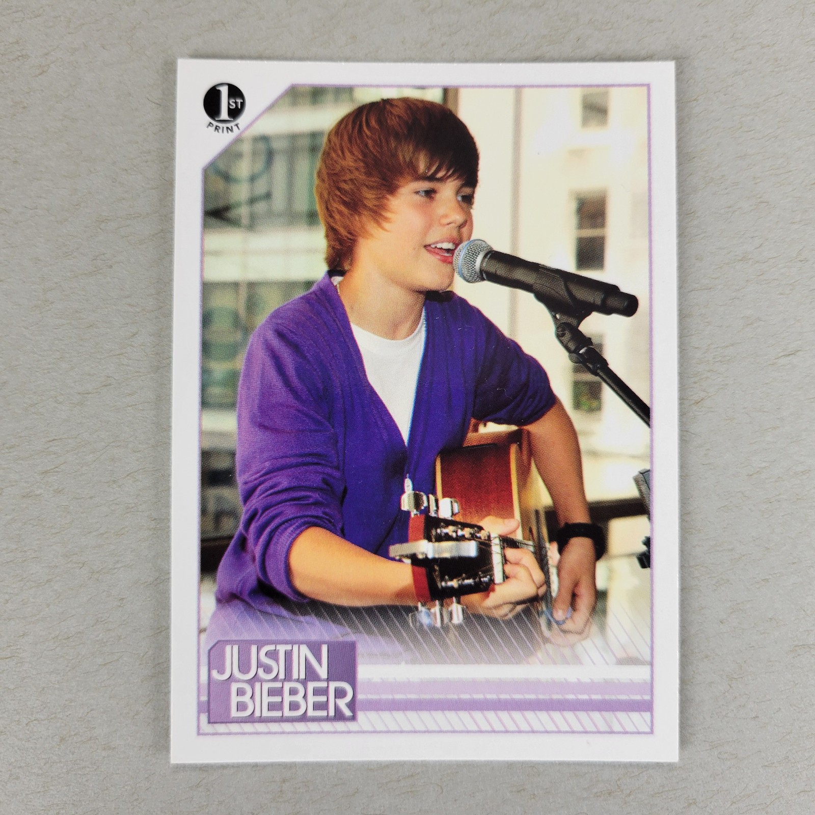 2010 Panini Justin Bieber 1st Print Trading Card #32