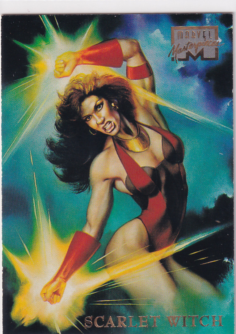 1996 Fleer/SkyBox Marvel Masterpieces Scarlet Witch #40 Julie
