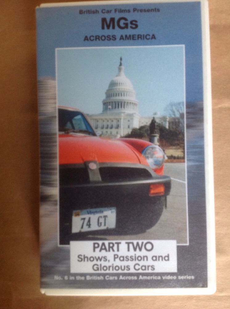 MGTC MGTD TF MGA MGB Midget MG Across America VHS Tape Part 2 