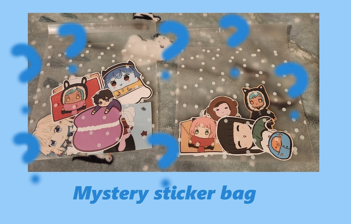 Anime Mystery sticker bag (READ DESCRIPTION)
