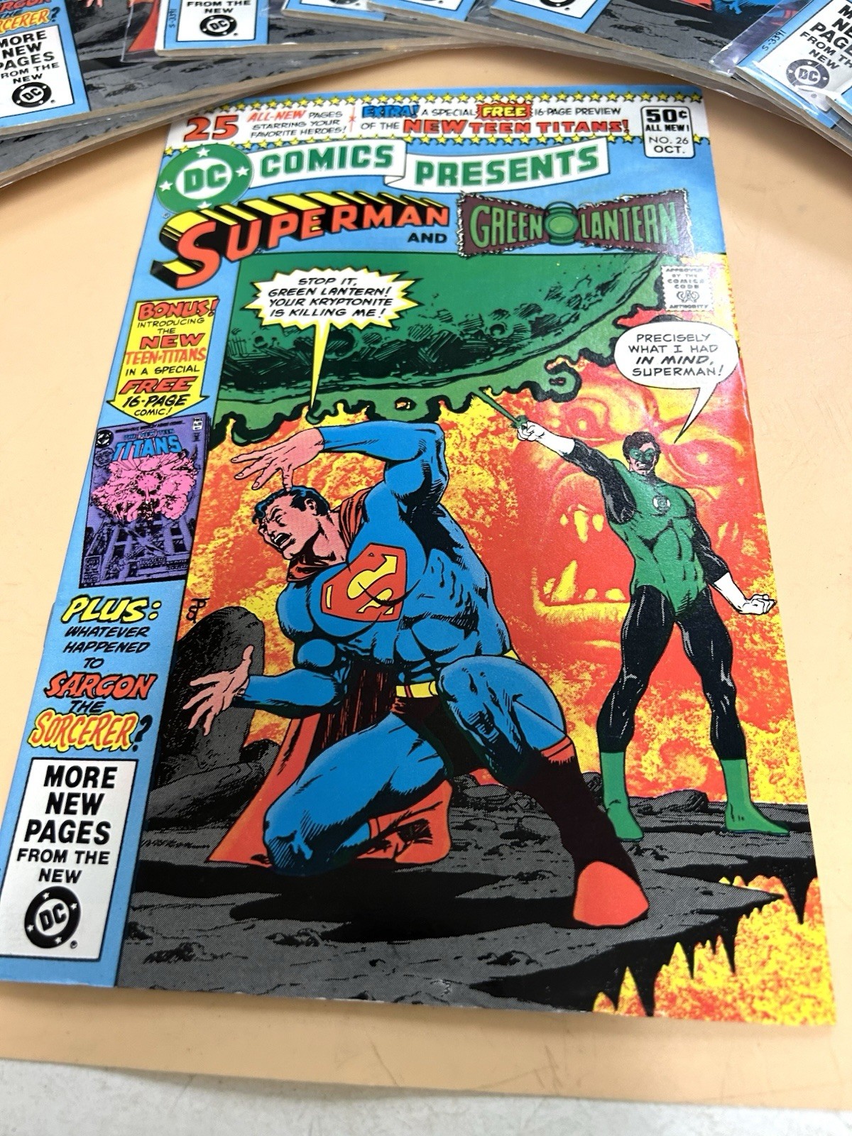 INV-DCP26-007 DC Comics Presents #26 1980 1st Cyborg Raven Starfire Teen Titans