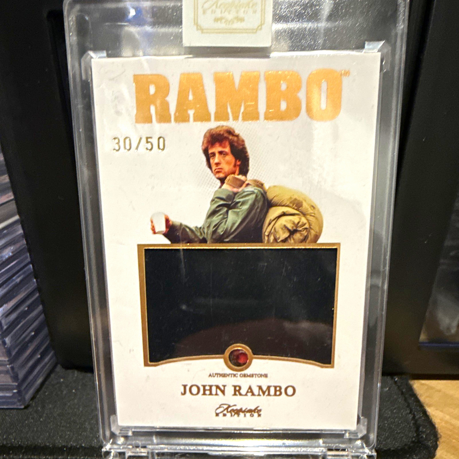 Iconic Collection 2024 Keepsake Edition Rambo John Rambo Relic #86 30/50