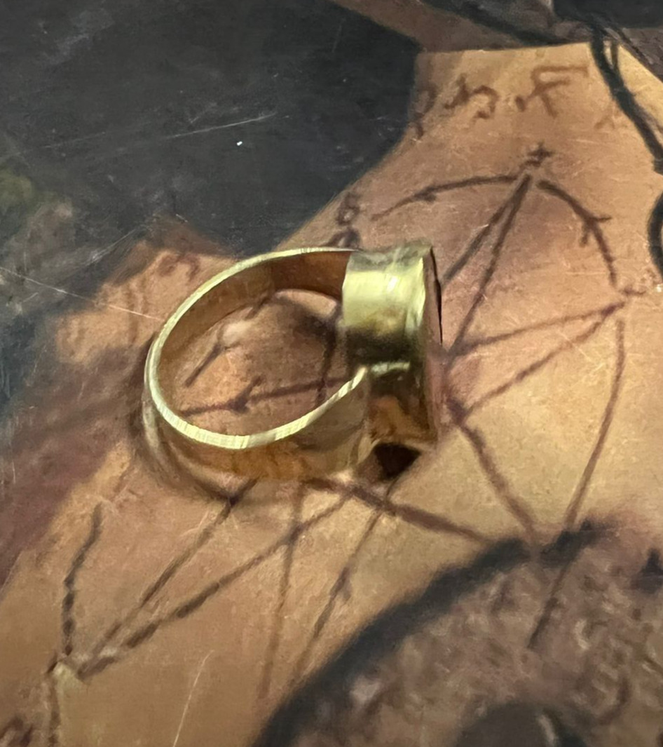 Om Bhairava Tantra Ring occult power Mass wealth prosperity Blessed Life