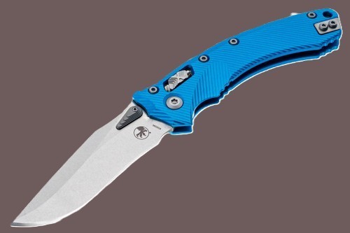 Microtech 137MRL-10FRBL Amphibian Mini RAM-LOK Frag Blue Stonewash Microtech 137MRL-10FRBL Amphibian Mini RAM-LOK Frag Blue Stonewash