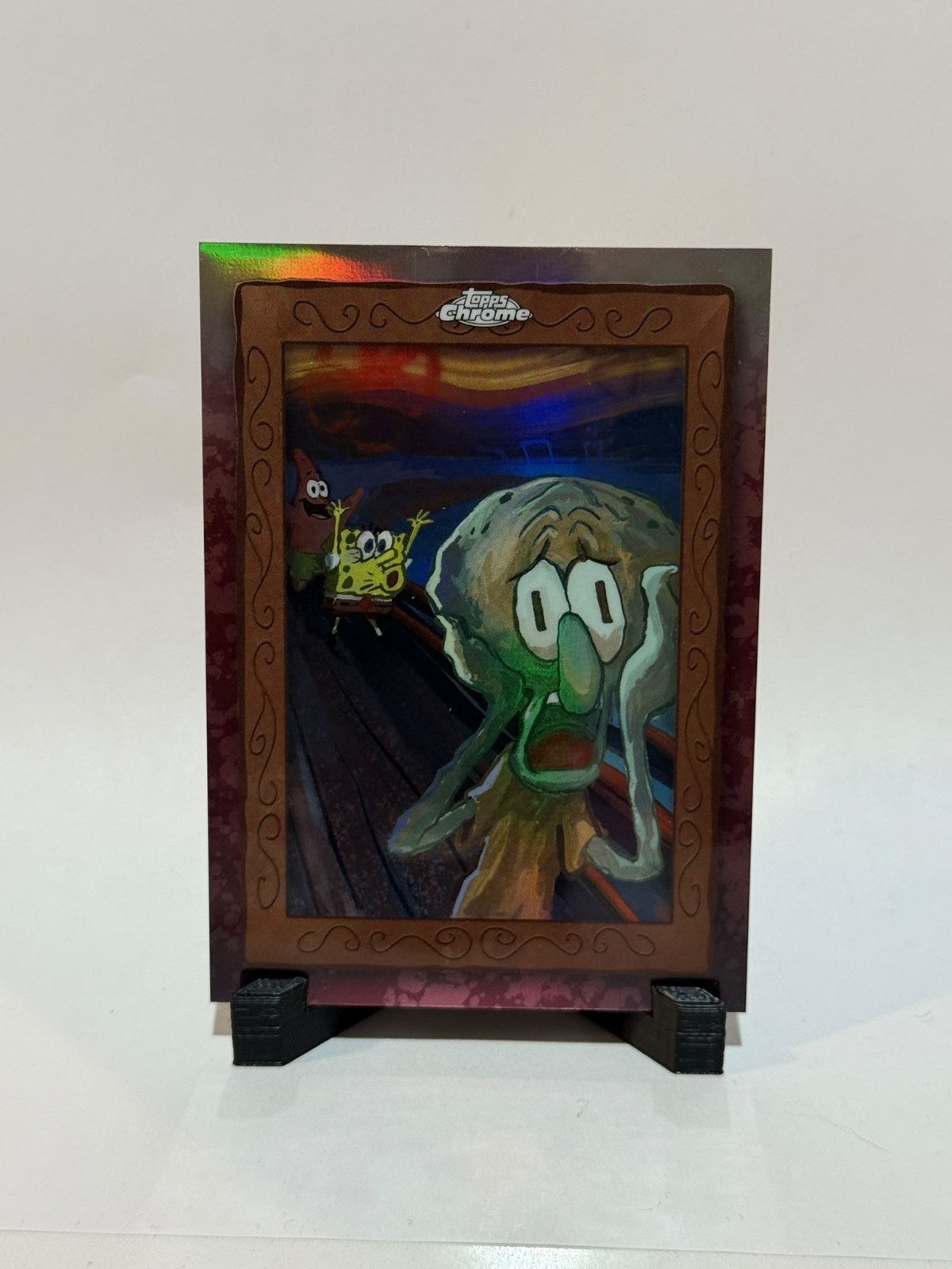 Squidward\'s Gallery SG-12 Spongebob Topps Chrome 2025 - Santiago Enrique Lozano