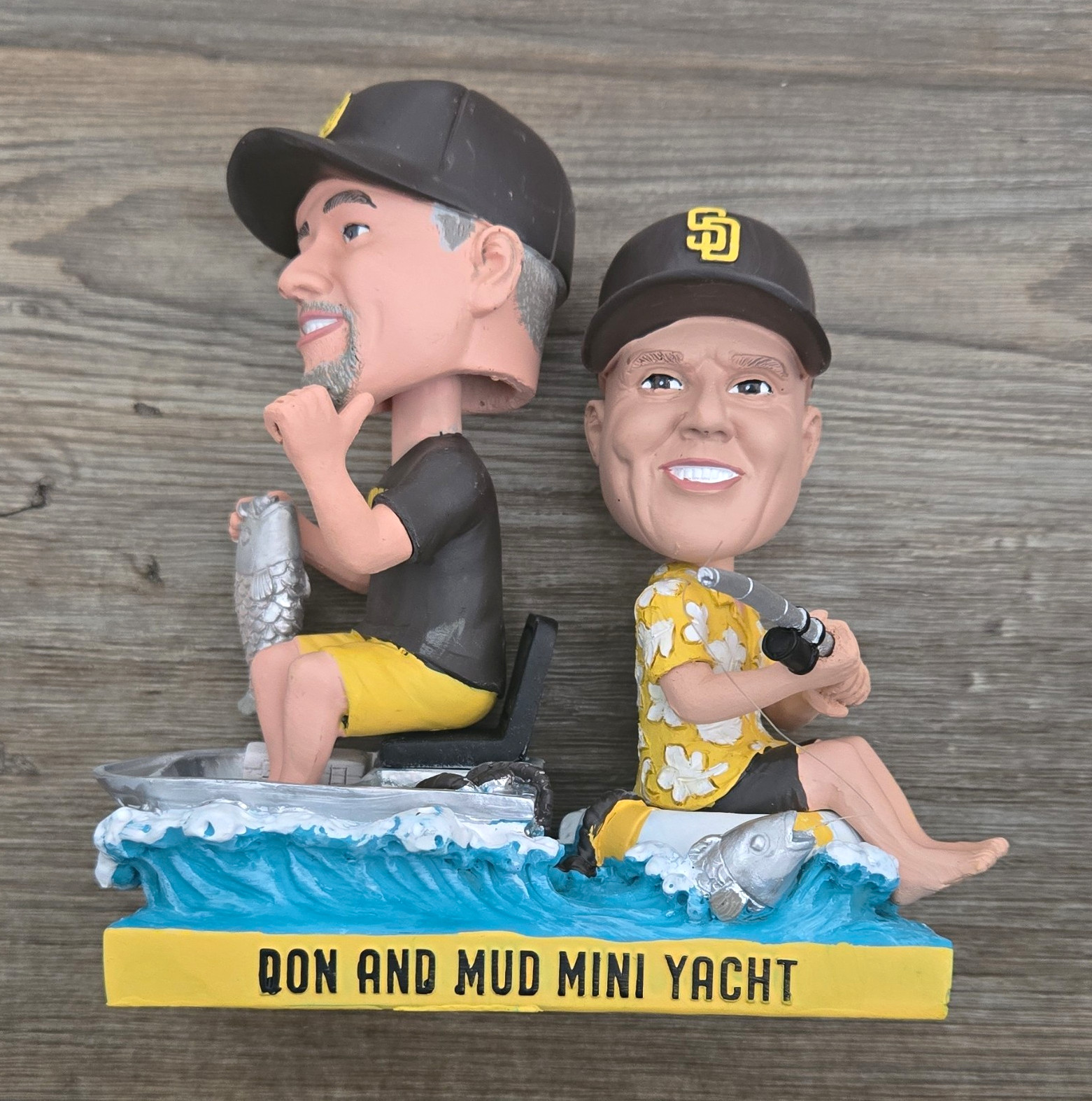 2026 Don & Mud Mini Yacht San Diego Padres Bobblehead New In Box
