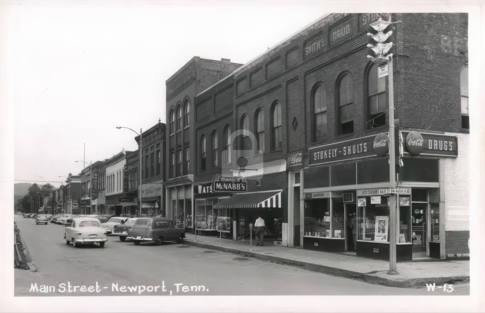 Newport TN Tennessee Main Street View RPPC Photo Postcard COPY Newport TN Tennessee Main Street View RPPC Photo Postcard COPY
