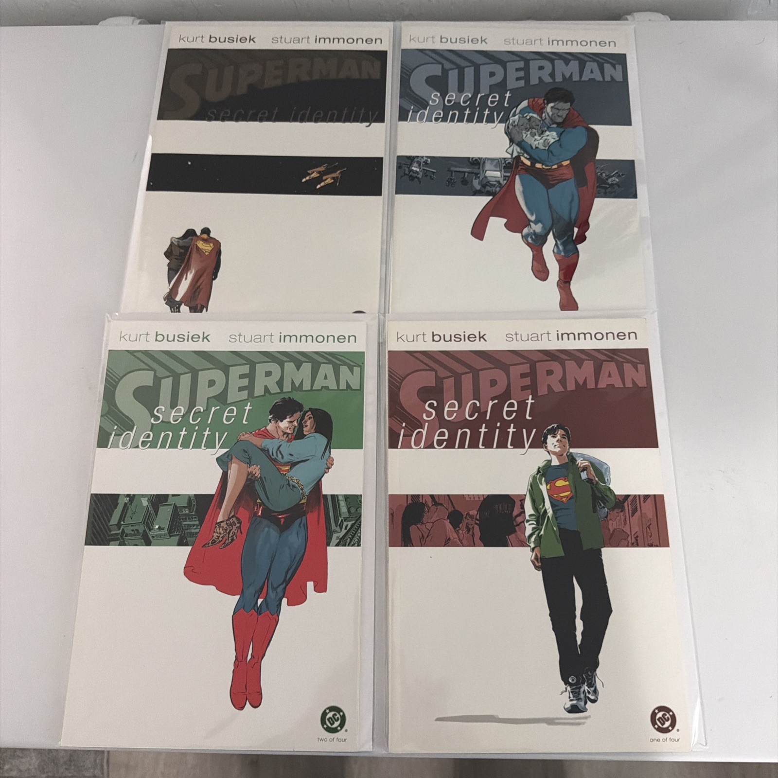 Superman: Secret Identity 1-4 first print (DC Comics) Busiek Immonen