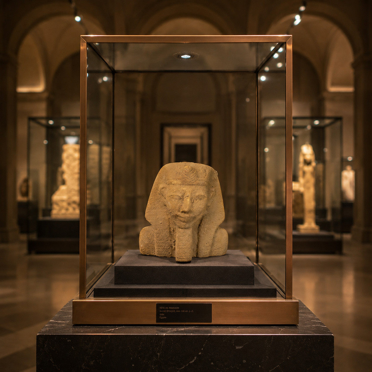 Classical Egyptian Sphinx Guardian Sculpture Royal Protector, Rare Classical Egyptian Sphinx Guardian Sculpture Royal Protector, Rare