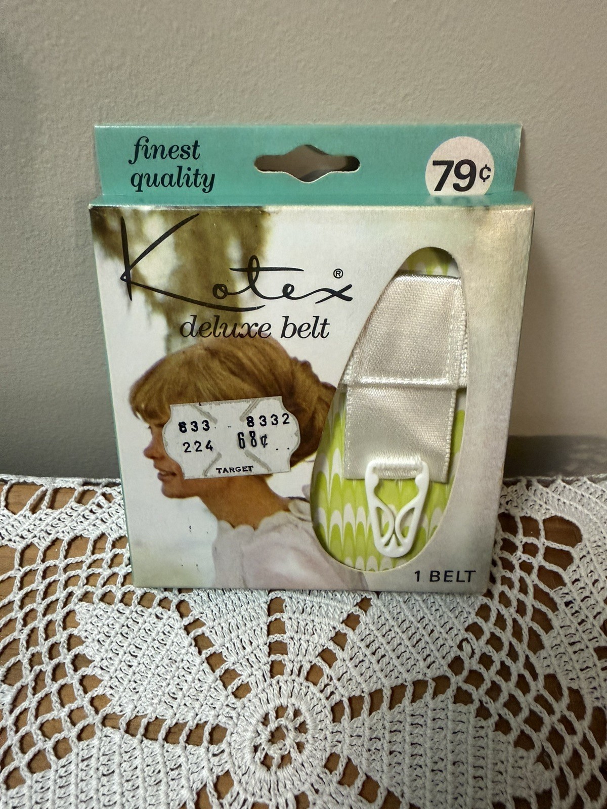 Vintage Kotex Deluxe Belt New in Package.