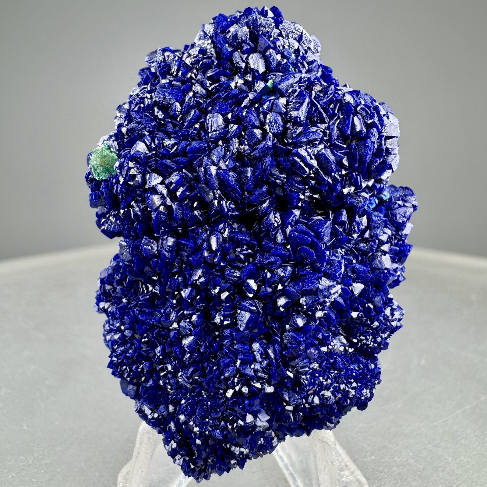 Fine Lustrous Azurite Crystal Group: La Sal, San Juan County, Utah- Classic
