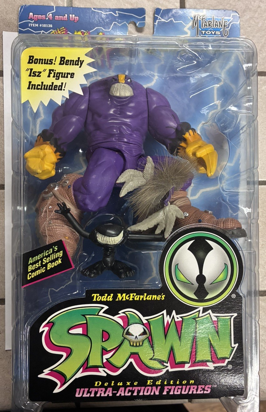 1996 McFarlane Spawn The Maxx Series 4 Action Figure SEALED Bendy Isz Sam Keith 1996 McFarlane Spawn The Maxx Series 4 Action Figure SEALED Bendy Isz Sam Keith
