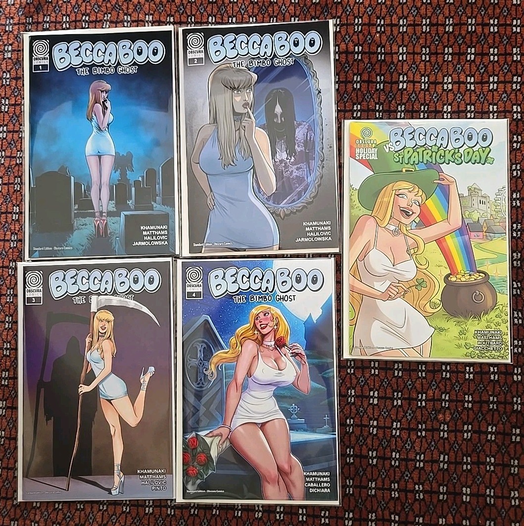 SUN KHAMUNAKI'S BECCA BOO #1 STD TRADE Set 1-4 SUN KHAMUNAKI'S BECCA BOO #1 STD TRADE Set 1-4