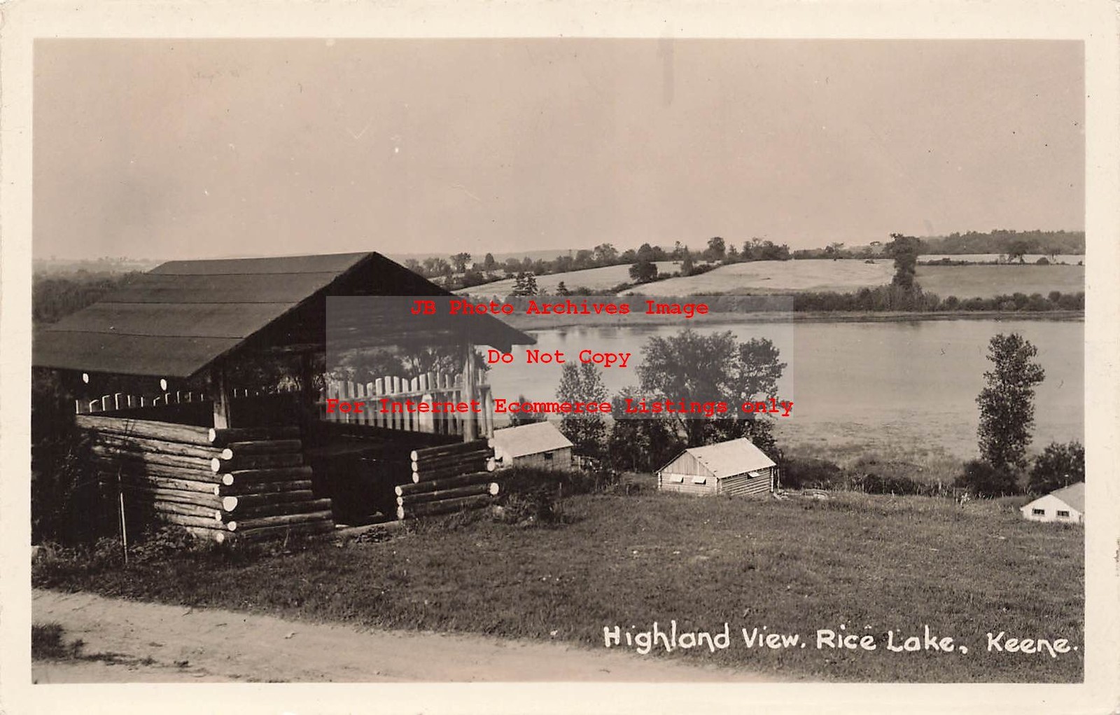 Canada, Ontario, Keene, RPPC, Highland View, Rice Lake, Photo Canada, Ontario, Keene, RPPC, Highland View, Rice Lake, Photo