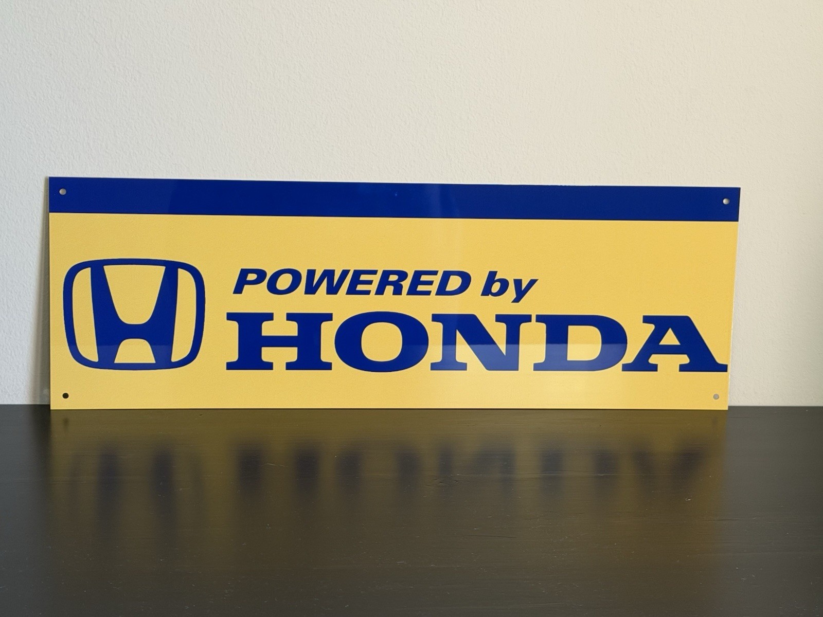 Powered By Honda 18 Inch Racing Man Cave Garage Sign Powered By Honda 18 Inch Racing Man Cave Garage Sign