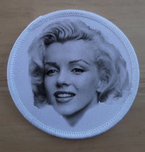 Marilyn Monroe Memorial Iron Or Sew On Patch Badge patches badges Marilyn Monroe Memorial Iron Or Sew On Patch Badge patches badges