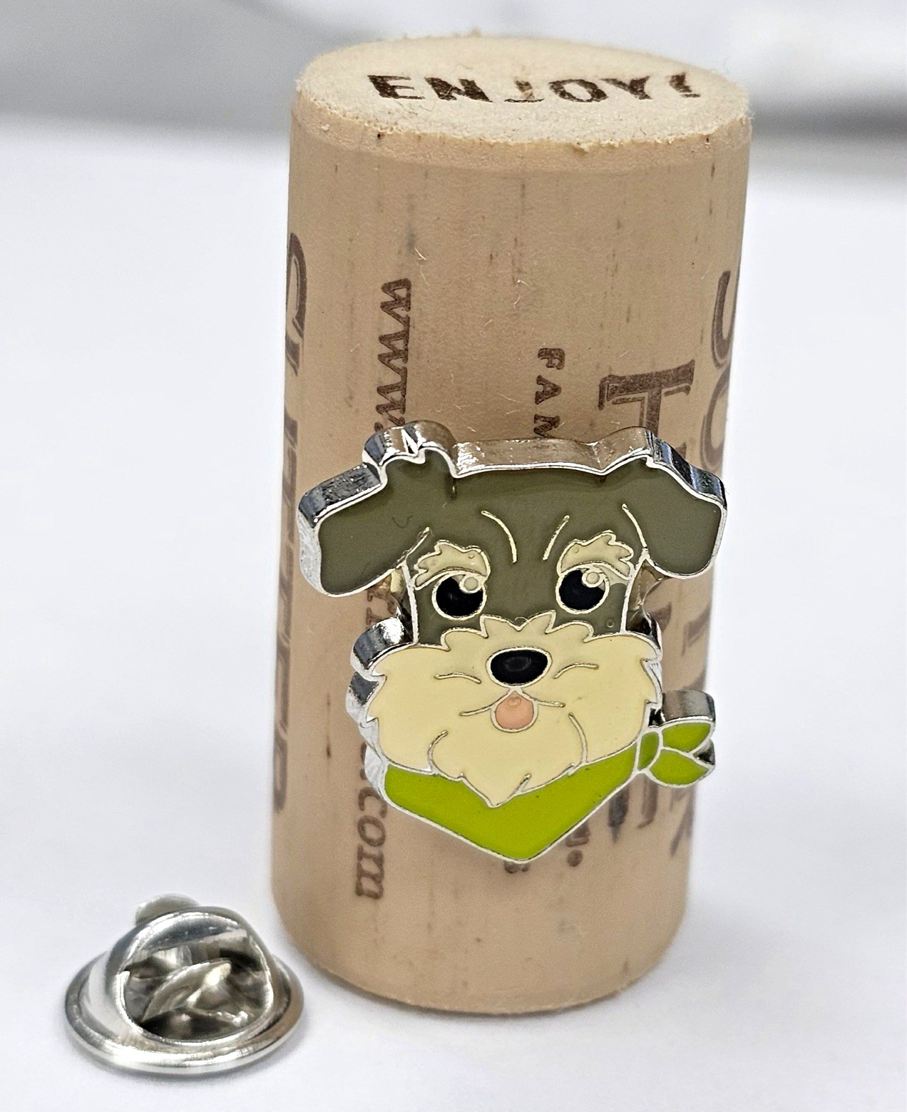 Ganz PAWSitively Yours Schnauzer Enamel Pin — SCHNAUZ to Your Toes