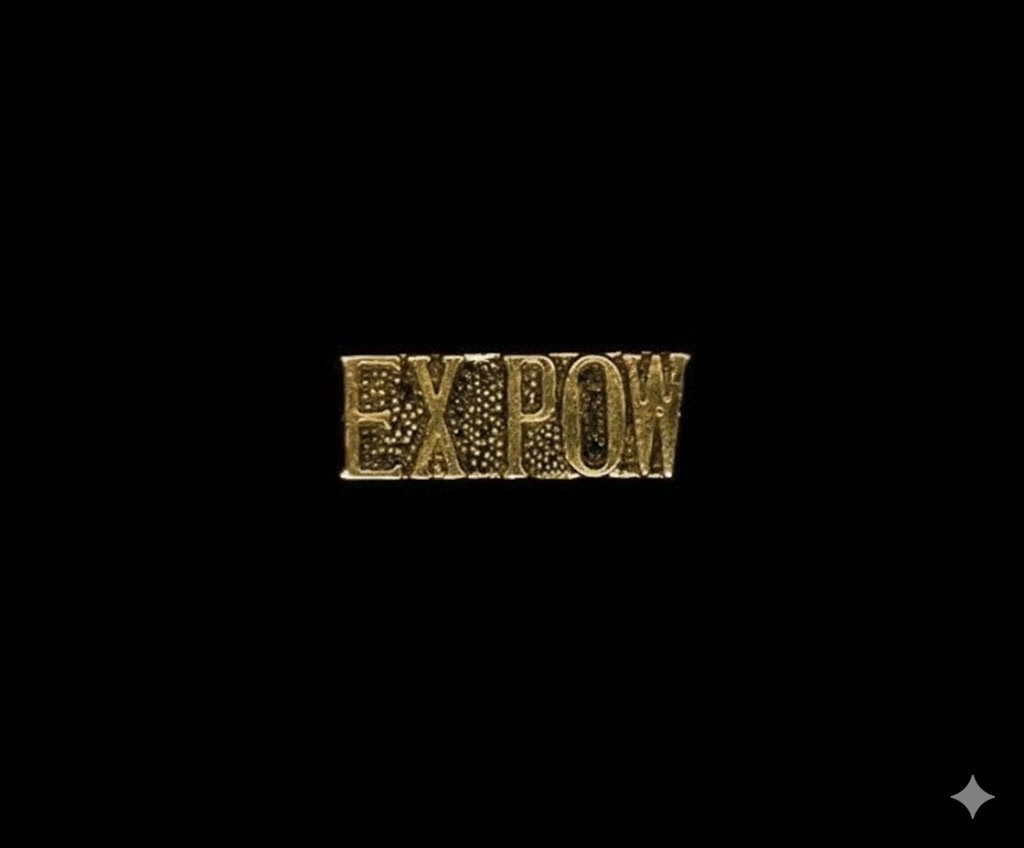 U.S. Military POW/MIA EX POW Script Lapel Pin