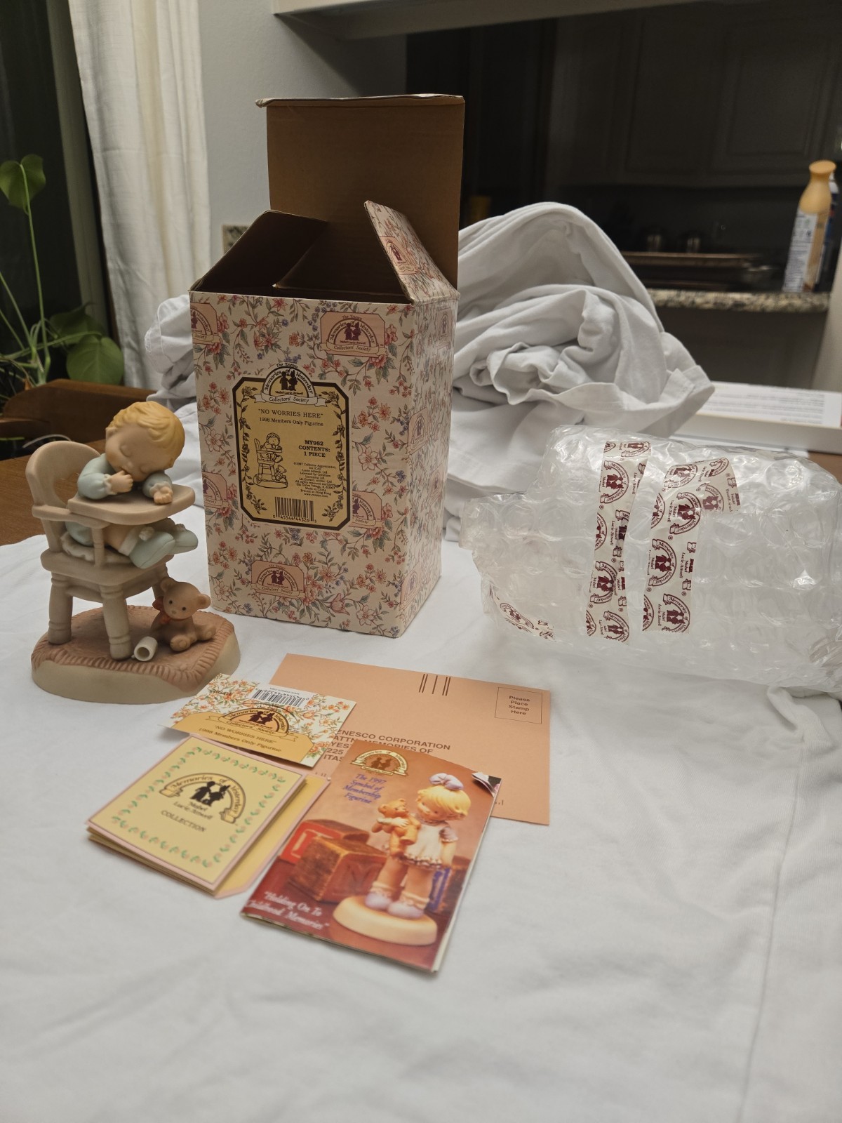Enesco Memories Of Yesterday Collector’s Society Rare 