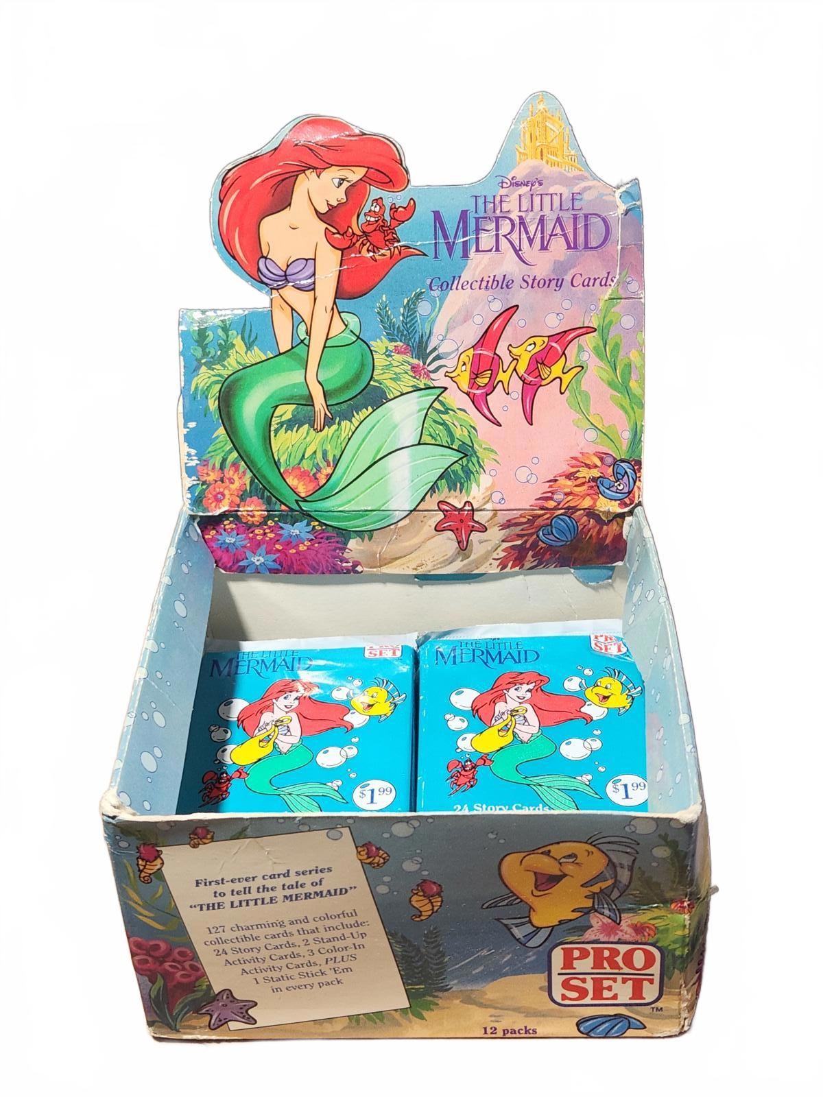 Vintage 1990 Disney The Little Mermaid Collectible Story Cards - 12 Packs Vintage 1990 Disney The Little Mermaid Collectible Story Cards - 12 Packs