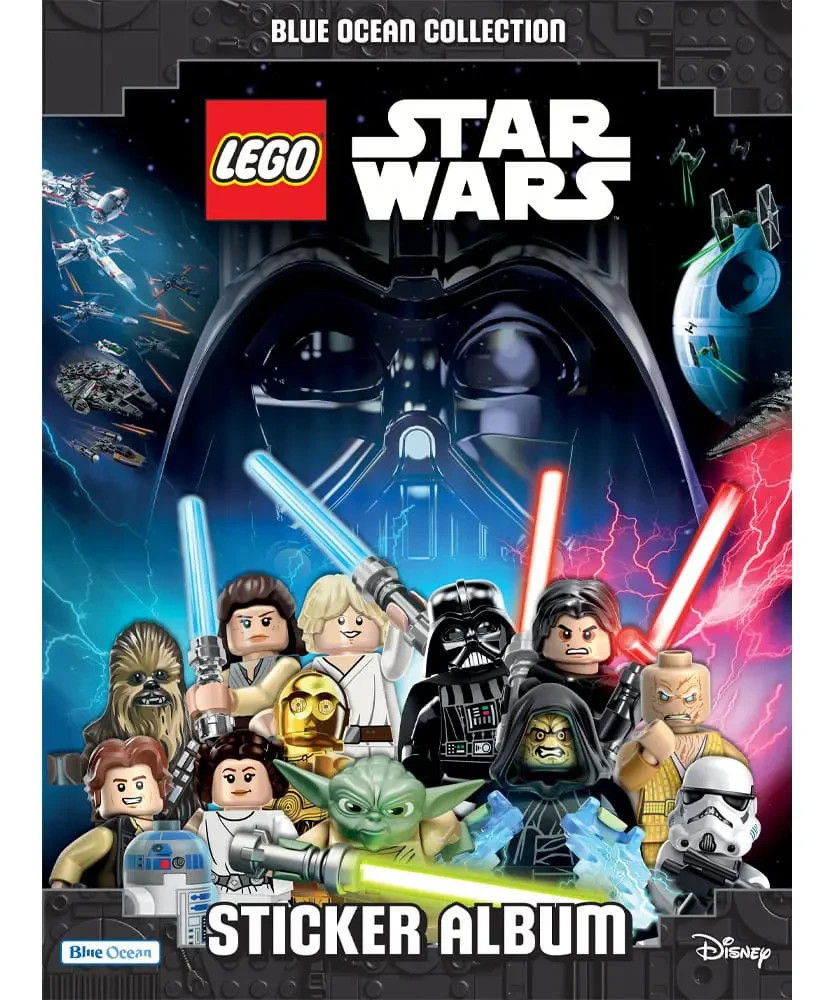 STAR WARS LEGO OFFICIAL STICKER ALBUM THE ORIGINAL