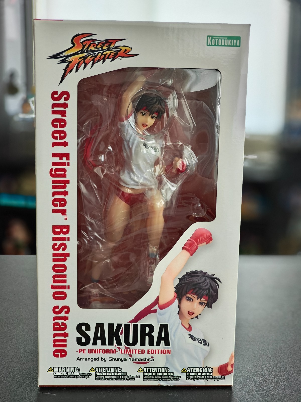 Kotobukiya STREET FIGHTER Sakura PE UNIFORM ver. 1/7 Scale Bishoujo Statue - NEW
