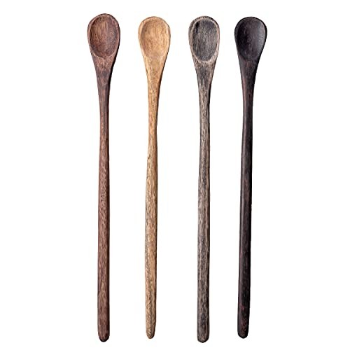 Karma Spoons Cooking Kitchen Utensils Wood 4 Polypropylene Multicolor Standard