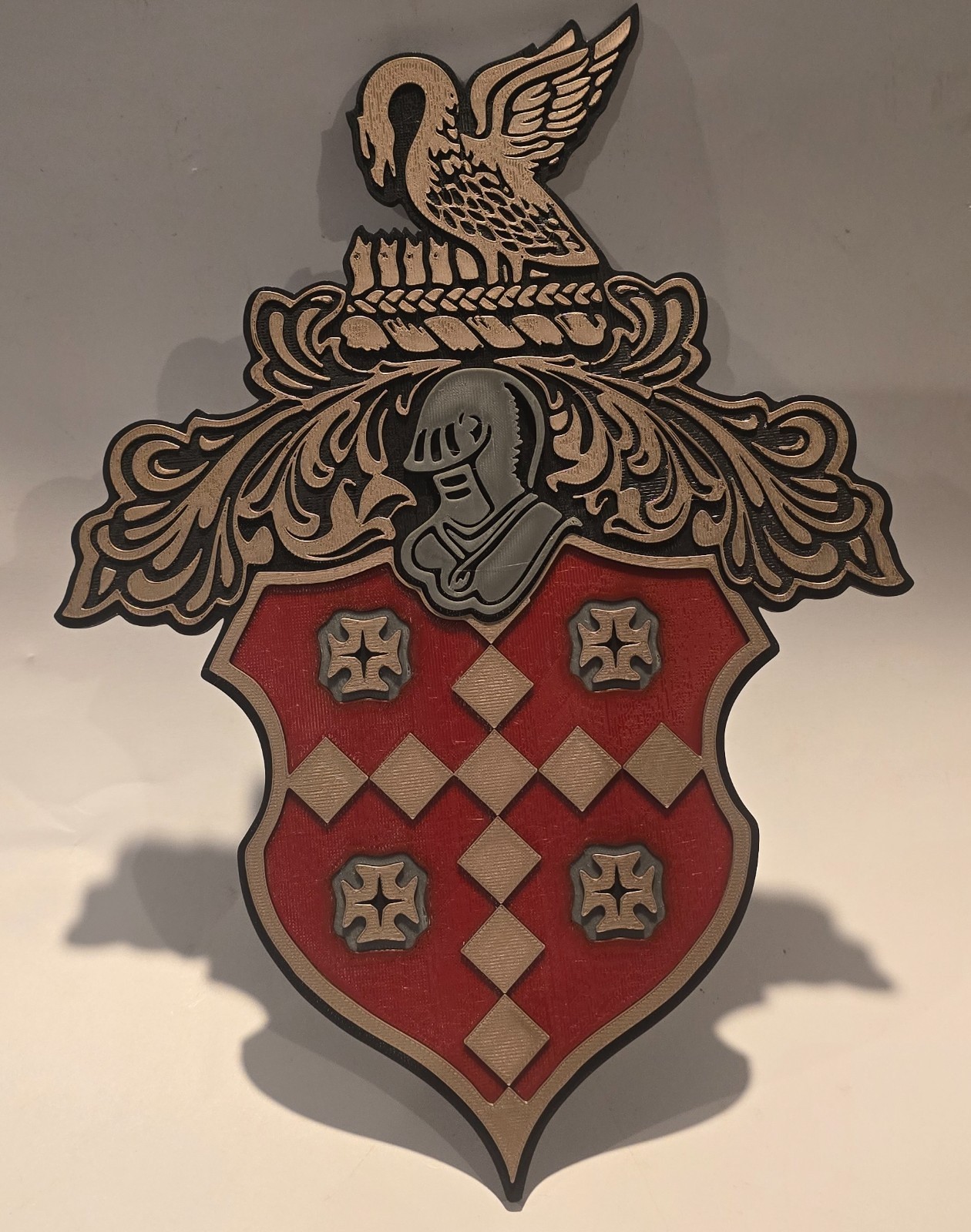 Custom 3D-Printed Packard Family Crest – 11\ Custom 3D-Printed Packard Family Crest – 11\