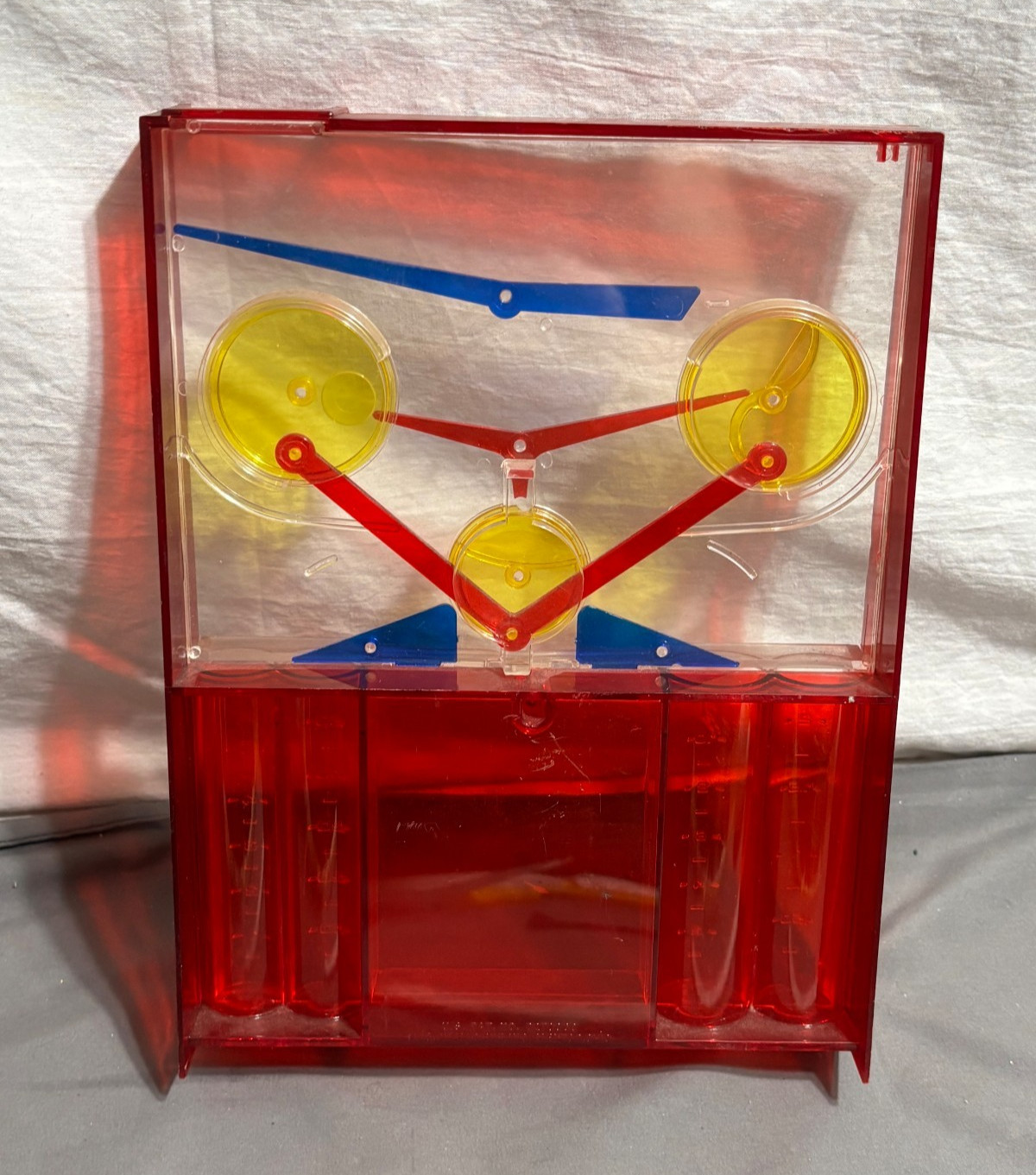 Vintage 1980s MAG-NIF plastic Maze COIN SORTER Machine Bank Works SEE VIDEO