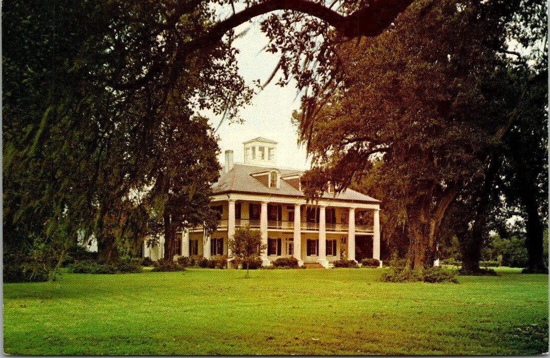 Vintage Postcard Historic Houmas House Burnside Louisiana 