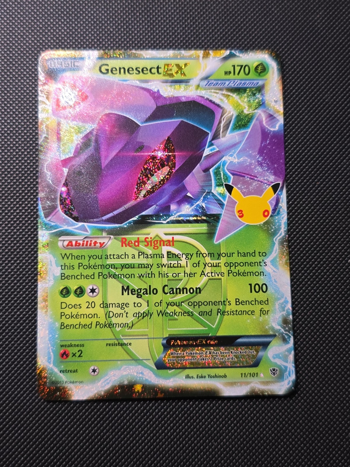 Pokemon TCG 30th Celebration Genesect EX 11/101