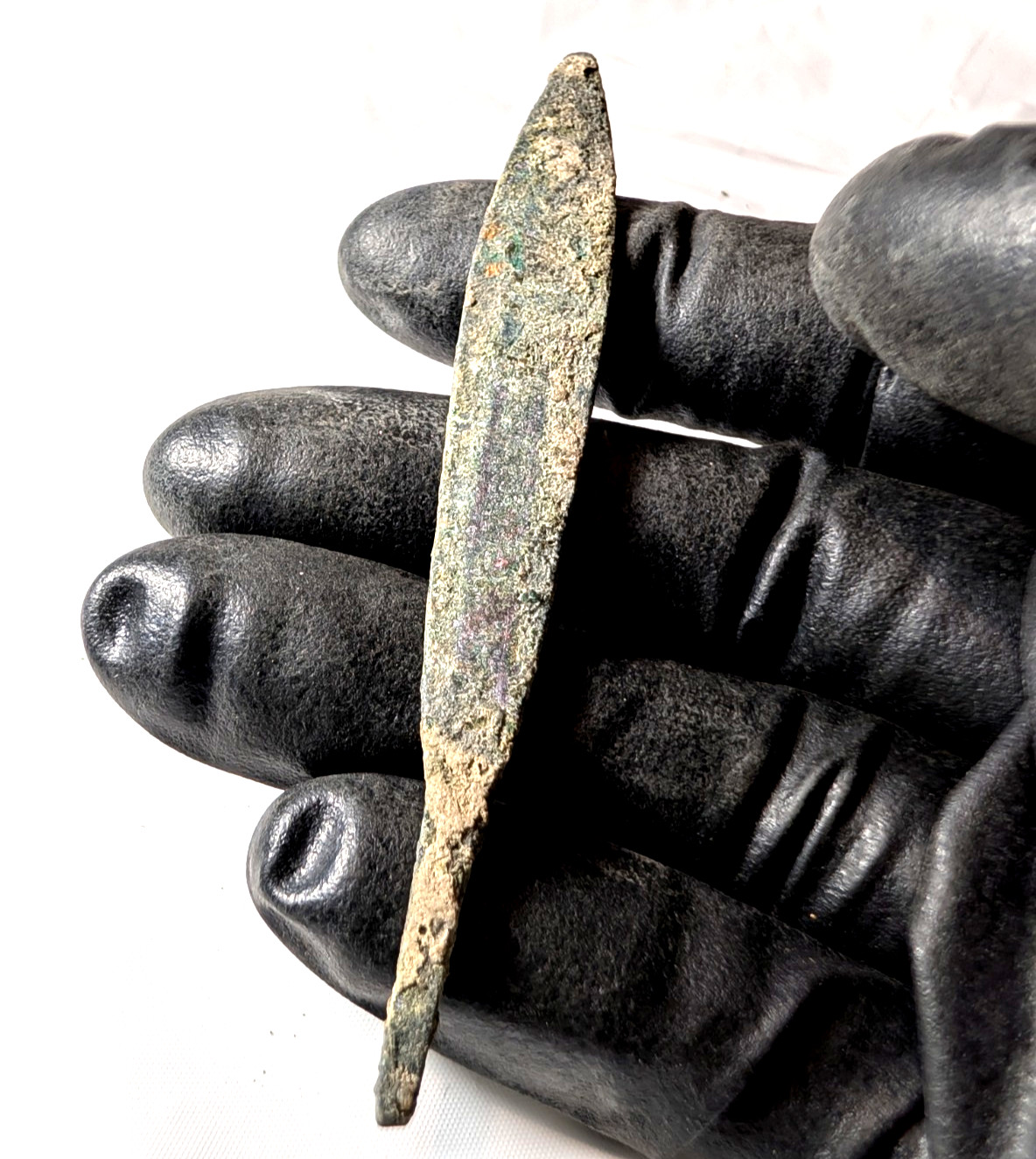 Ancient Near Eastern / Iron Age Bronze Foliate Spearhead / Javelin Point 500BC