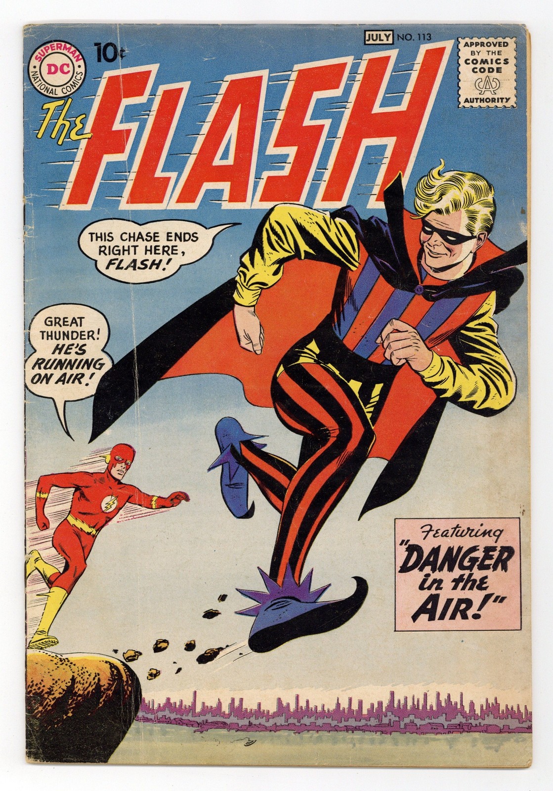 Flash #113 GD/VG 3.0 1960 1st app. and origin Trickster