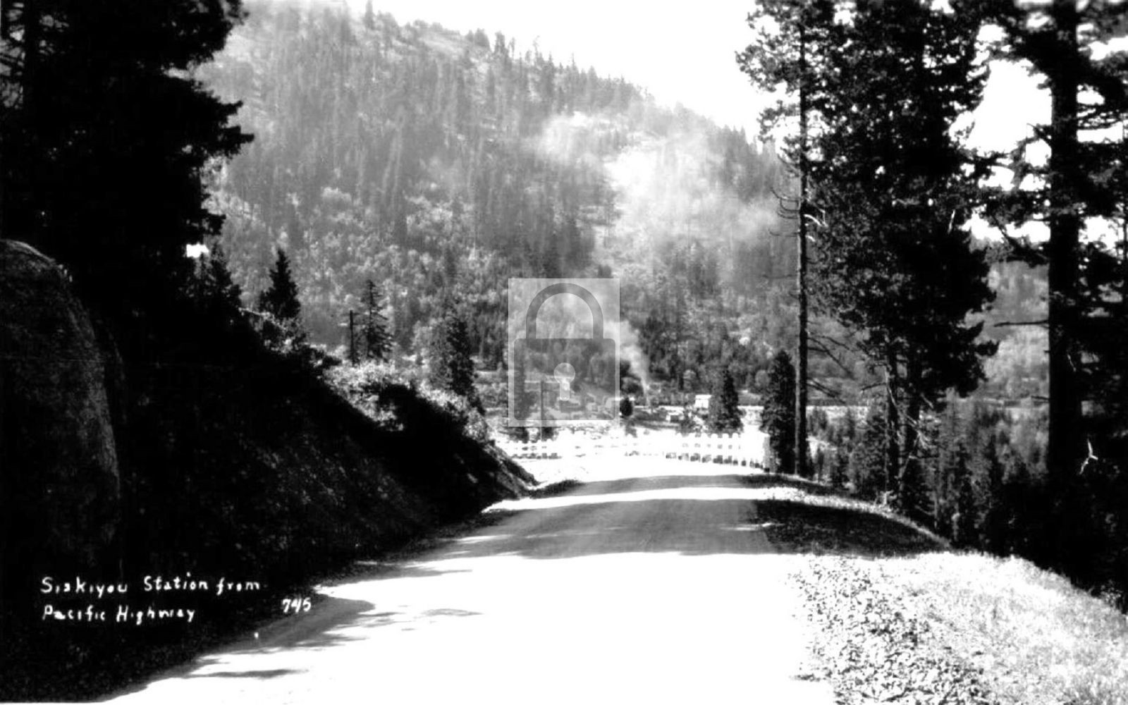 Siskiyou Station View From Pacific Highway Oregon OR - Reprint