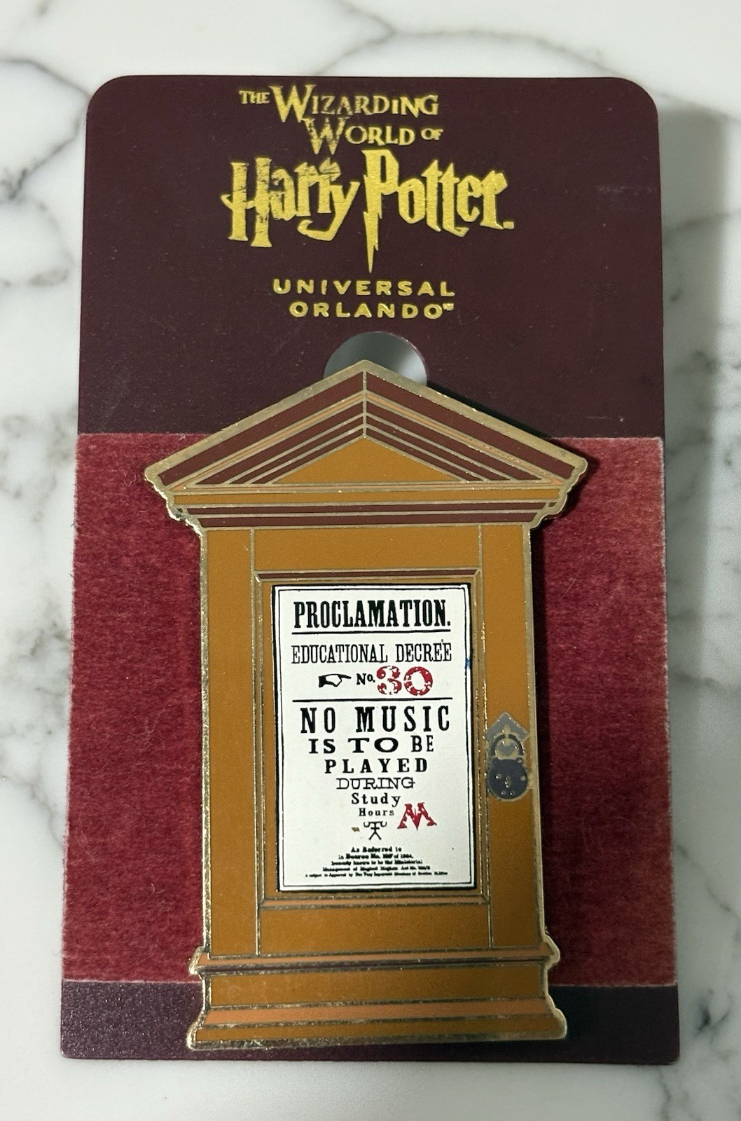 Wizarding World Of Harry Potter Pin Proclamation Educational Decree 30 Pin