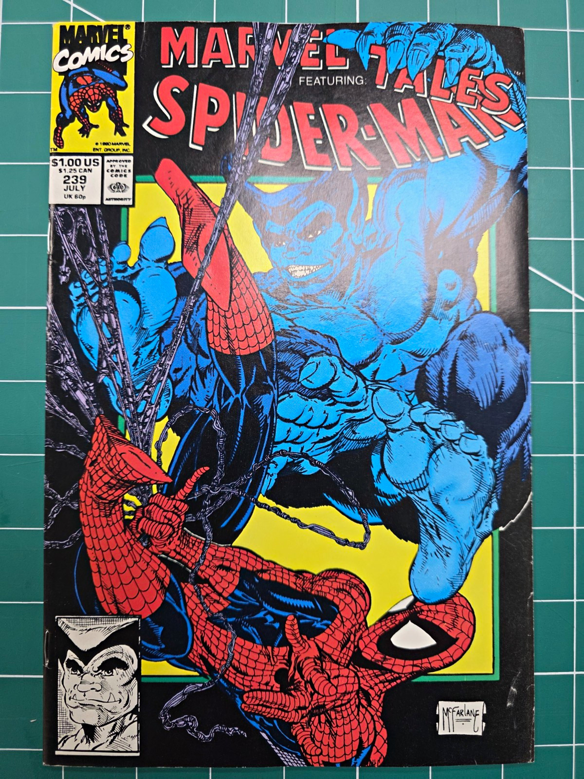 Marvel Marvel Tales #239 1990 Spider-Man Todd McFarlane Cover/Story Comic