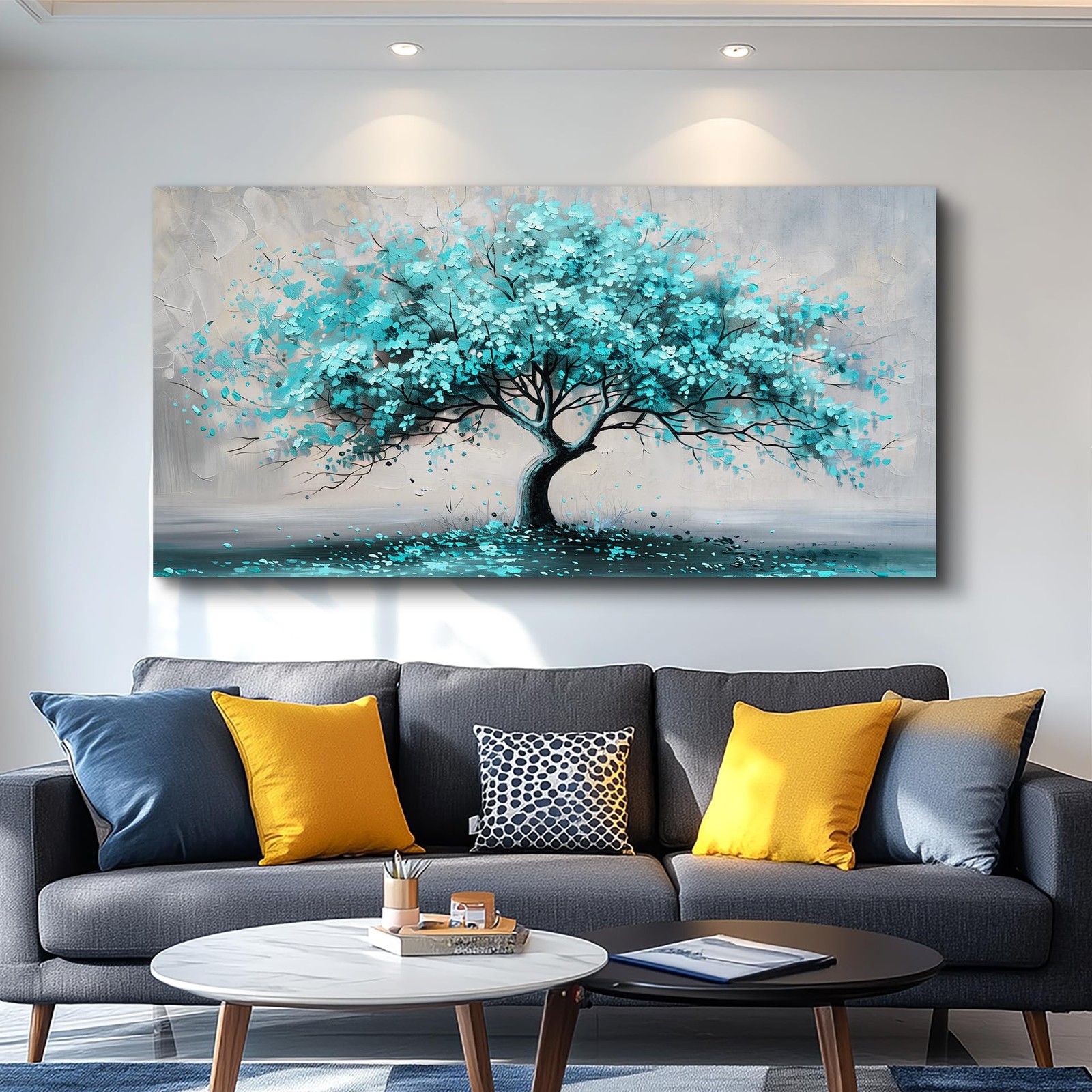 KELIYUAN Large Wall Art Living Room Canvas Wall Decor Office Wall Decorations