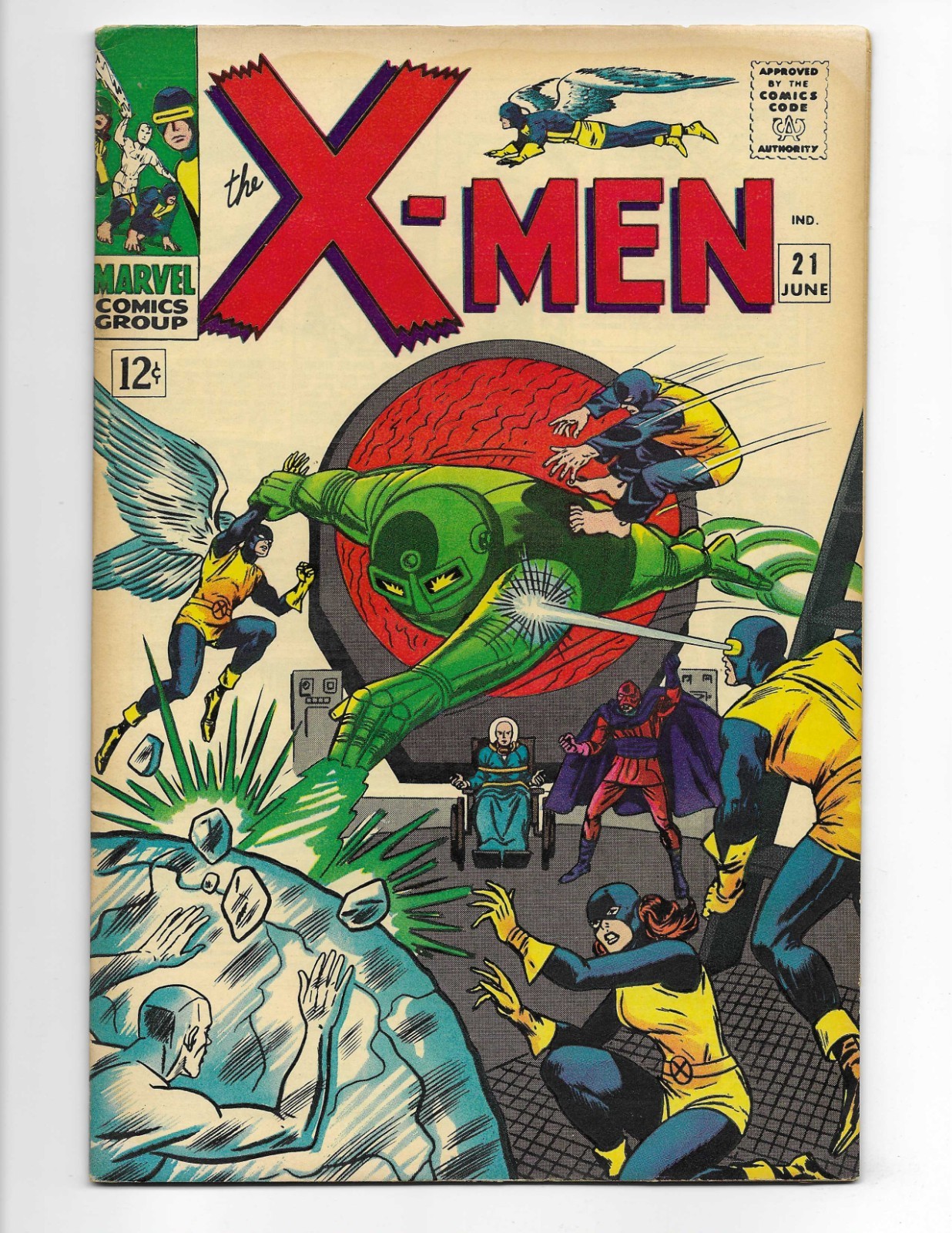 X-Men 21 1966 Marvel Comics VG/F 5.0 1st App Dominus Cyclops Marvel Girl